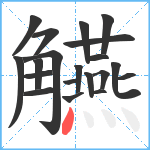 觾笔顺分解图片20