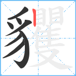 貜笔顺分解图片8