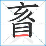 賌笔顺分解图片11