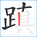 蹎笔顺分解图片10