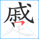 蹙笔顺分解图片13