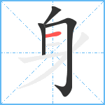 身笔顺分解图片4