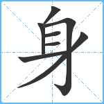 身笔顺分解图片8