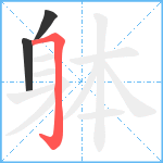 躰笔顺分解图片3