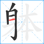 躰笔顺分解图片5