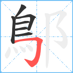鄥笔顺分解图片7