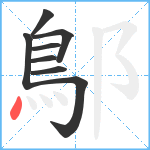 鄥笔顺分解图片8