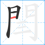 閆笔顺分解图片4