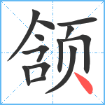 颔笔顺分解图片13