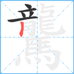 驡笔顺分解图片6