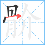 骱笔顺分解图片5