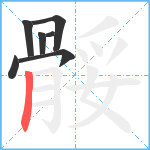 骽笔顺分解图片7