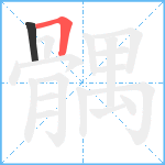 髃笔顺分解图片2