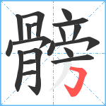 髈笔顺分解图片19