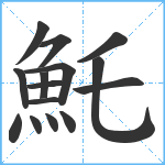 魠笔顺分解图片15