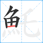 魠笔顺分解图片7