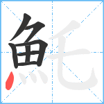 魠笔顺分解图片8