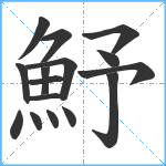 魣笔顺分解图片16