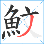 魰笔顺分解图片14