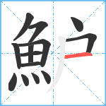 魲笔顺分解图片14