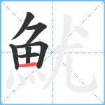 魷笔顺分解图片7