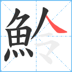 魿笔顺分解图片13