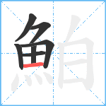 鮊笔顺分解图片7