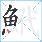 鮘笔顺分解图片9