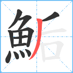 鮜笔顺分解图片13