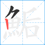 鮜笔顺分解图片3