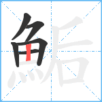 鮜笔顺分解图片6