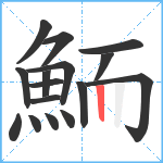 鮞笔顺分解图片16