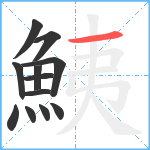 鮧笔顺分解图片12