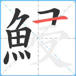 鮼笔顺分解图片13