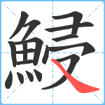 鮼笔顺分解图片18