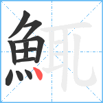 鮿笔顺分解图片11