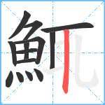 鮿笔顺分解图片14