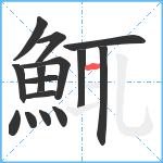 鮿笔顺分解图片15