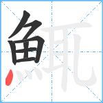 鮿笔顺分解图片8