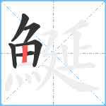 鯅笔顺分解图片6