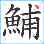 鯆笔顺分解图片18