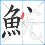 鯇笔顺分解图片13