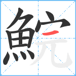 鯇笔顺分解图片15
