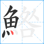 鯦笔顺分解图片10