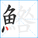 鯦笔顺分解图片9