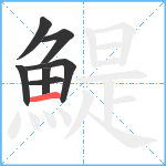 鯷笔顺分解图片7