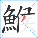 鯸笔顺分解图片16