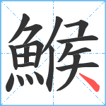 鯸笔顺分解图片20