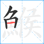 鯸笔顺分解图片5