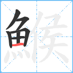 鯸笔顺分解图片7